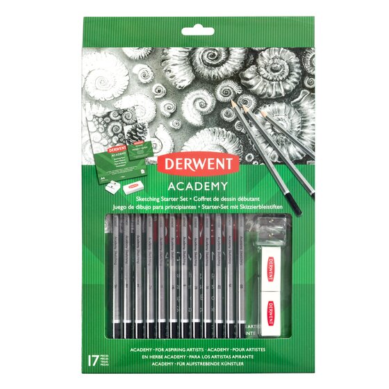 SET CREIOANE GRAFIT 6B-5H PENTRU INCEPATORI DERWENT ACADEMY SET CREIOANE GRAFIT 6B-5H PENTRU INCEPATORI DERWENT ACADEMY